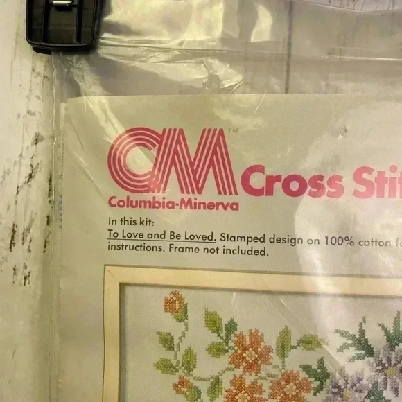 Vintage CM Columbia-Minerva Cross Stich Picture Kit 20x16 - Picture 3 of 14